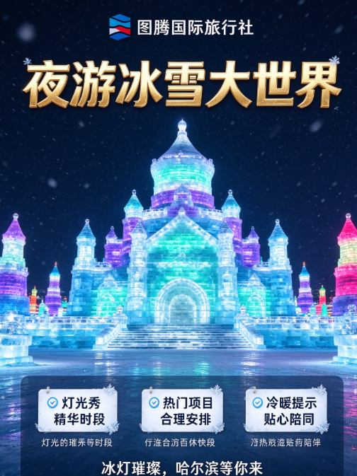 哈尔滨・雪乡・漠河北极村 7 日 6 晚｜6 人精品小包团寻北跟团游